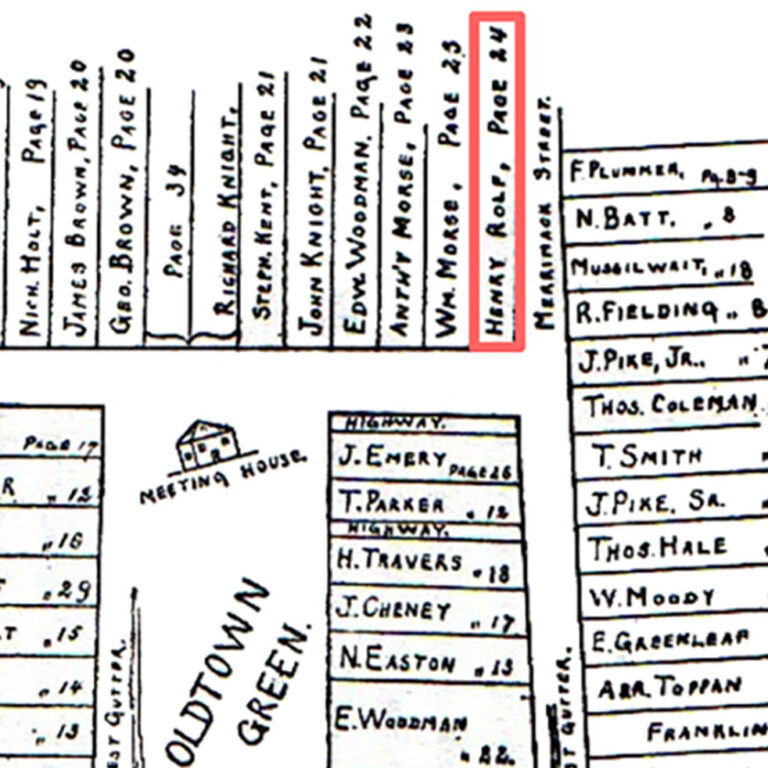 1643. Will of Henry Rolfe. Newbury, MA